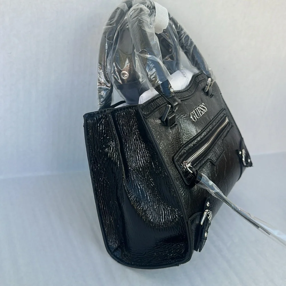 New GUESS Dementri Satchel With Wallet